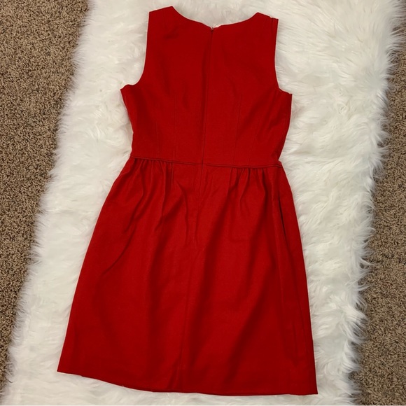 J. Crew Red Wool Blend Dress - Picture 15 of 16